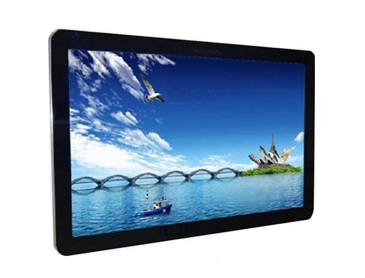 Wall mounted advertising machine