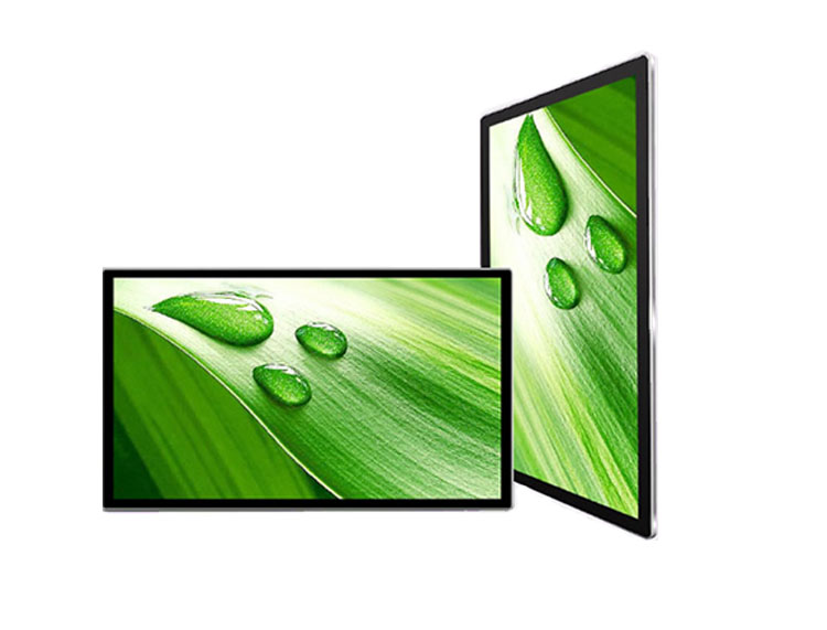 Wall mounted advertising machine